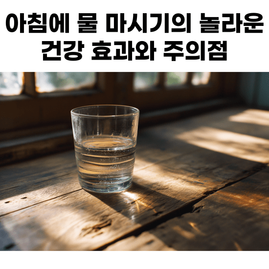 아침에 일어나자마자 물 한 잔은 단순한 일상의 습관이 아닙니다. 이 작은 습관이 우리 몸에 어떤 영향을 미치는지, 그리고 어떤 주의점이 있는지 알아보겠습니다.