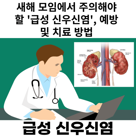 새해 초, 많은 모임이 열리면서 갑작스러운 통증으로 병원을 찾는 사람들이 늘고 있습니다. 특히 여성들에게 자주 발생하는 '급성 신우신염'의 위험이 술 소비와 수면 부족으로 인해 증가하고 있습니다. 이 기사를 통해 급성 신우신염의 예방과 적절한 치료에 대해 알아보겠습니다.