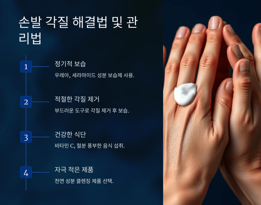 손발 각질 해결법 및 관리법