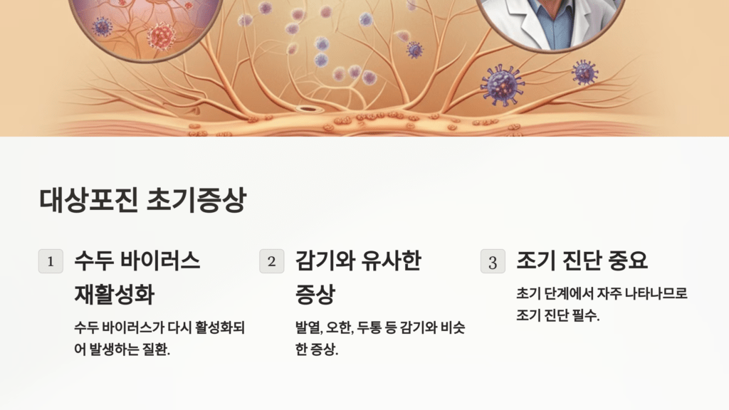 대상포진 초기증상