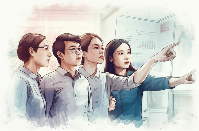 주요 빅테크 기업들의 AI 칩 전략 관련 이미지