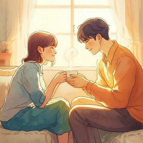 서로에게 건네는 따뜻한 마음 관련 이미지