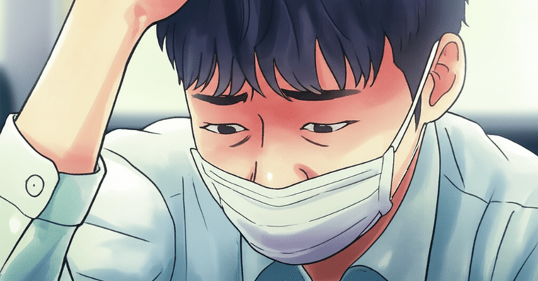 겹쳐오는 파도, 독감과 코로나 관련 이미지